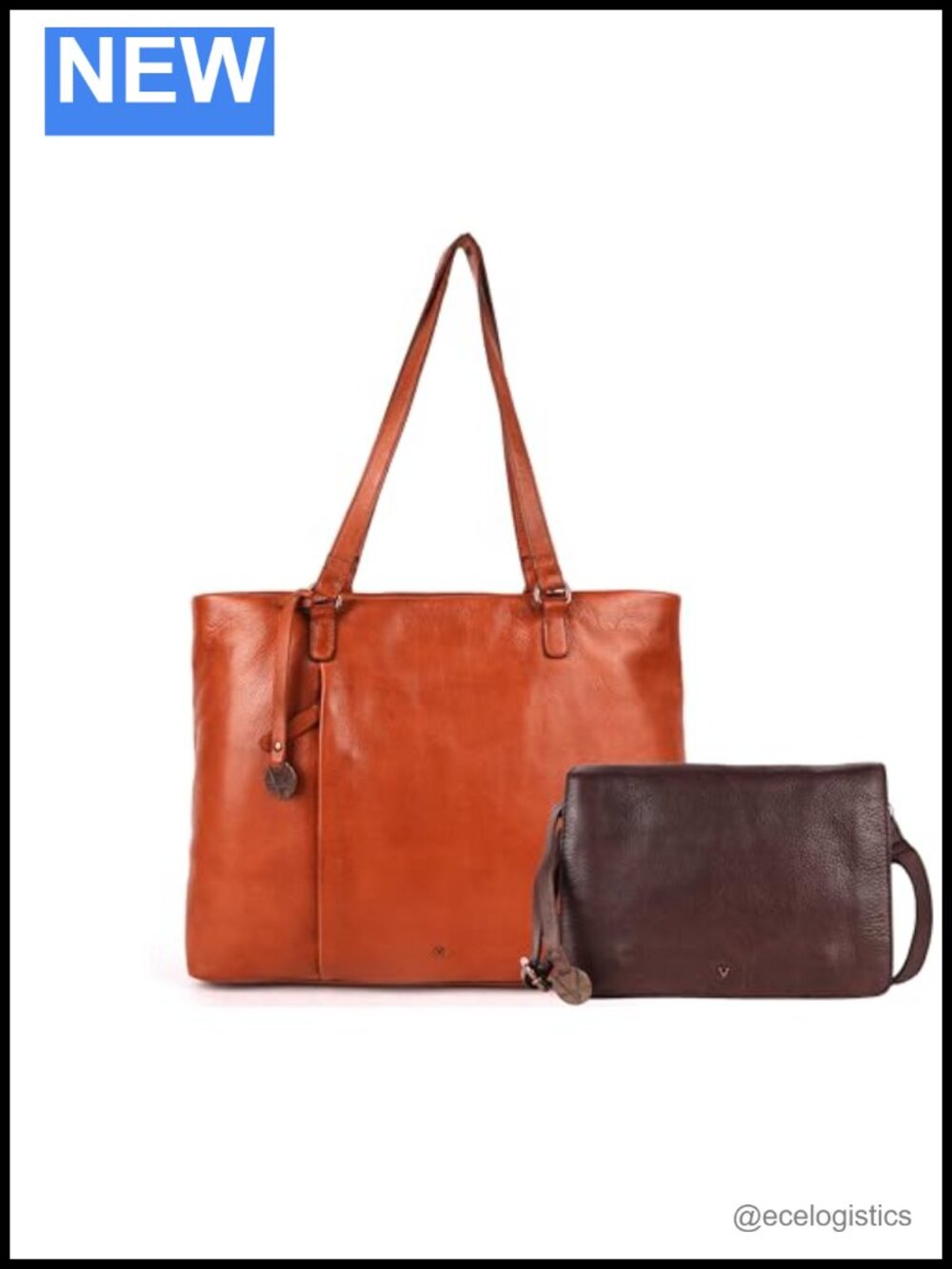 Genuine Italian Leather Bag Collection - Tote, Crossbody, Satchel - Ladies'
